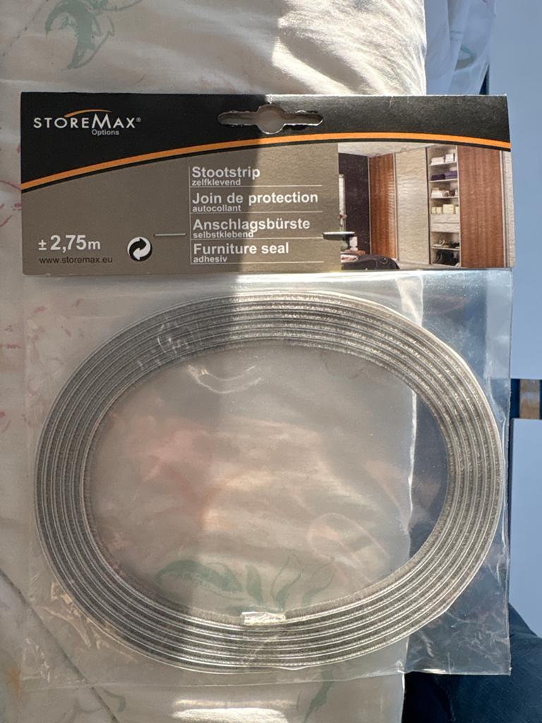 STOREMAX Zelfklevende Stootstrip - 2,75m, Ophalen of Verzenden, Nieuw