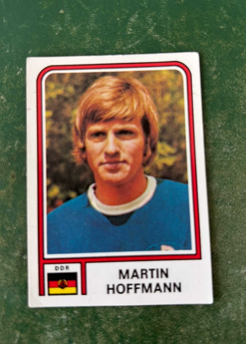 Panini plaatje Martin Hoffmann DDR WK 78, Ophalen of Verzenden