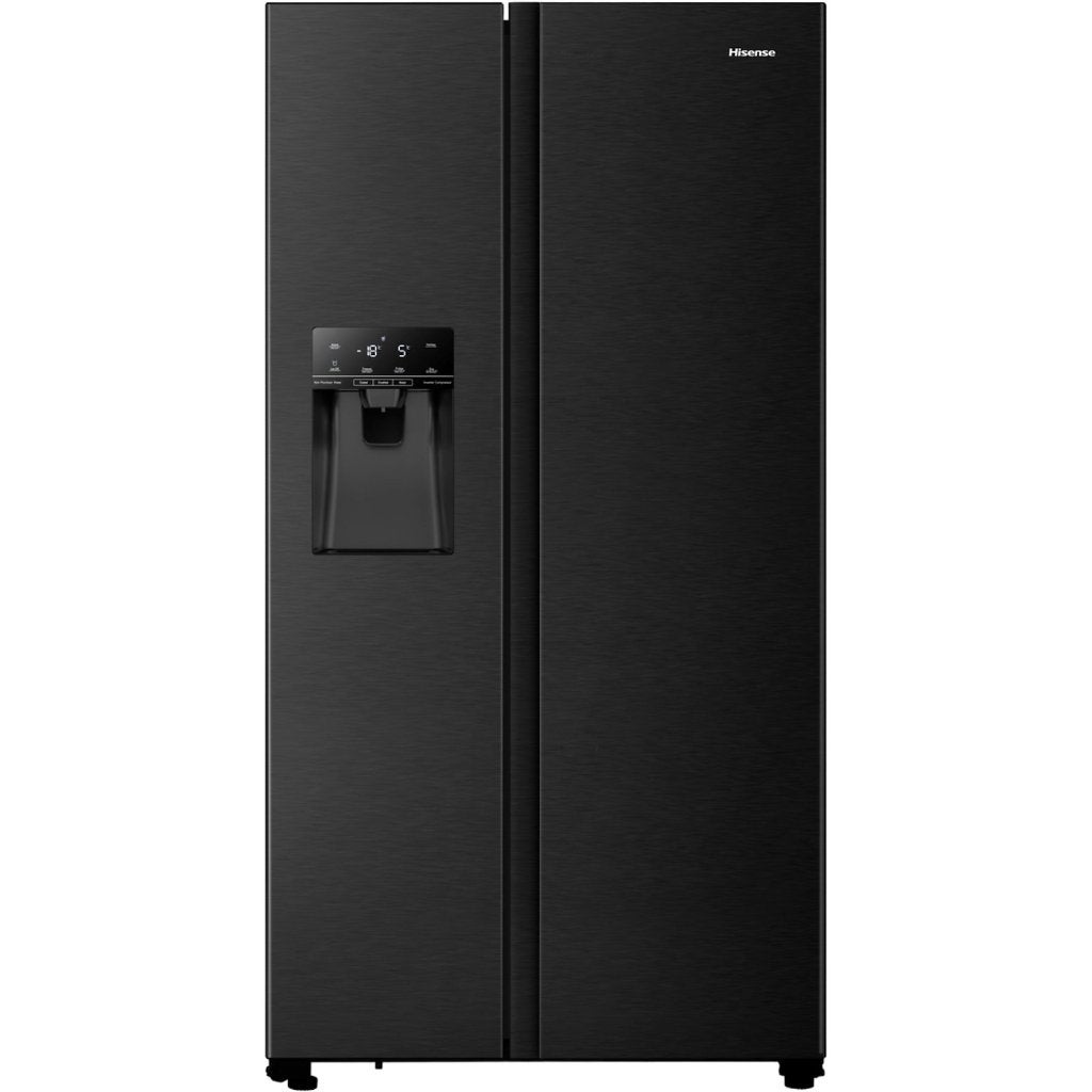 HISENSE RS694N4TFE - Amerikaanse koelkast - 40% KORTING, Ophalen, 60 cm of meer, -, Met aparte vriezer