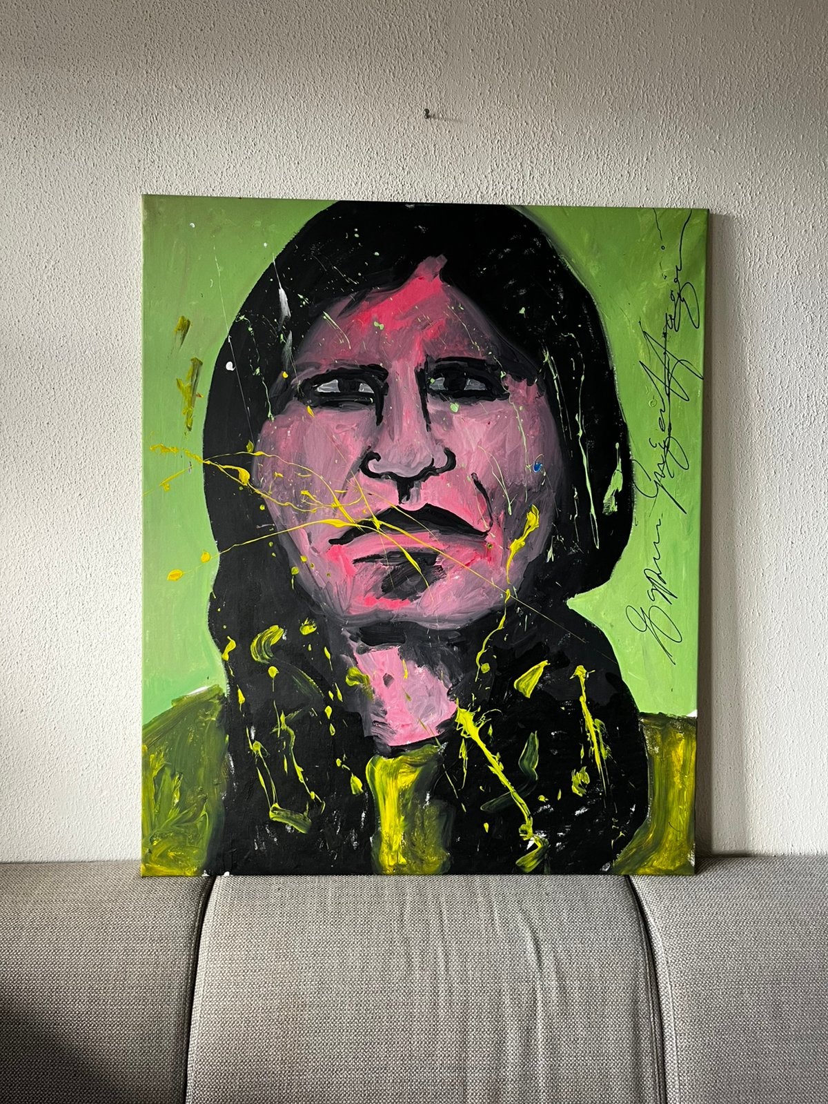 Espen Greger Hagen – nr. 66 – acryl op canvas – 120  100 cm, Ophalen
