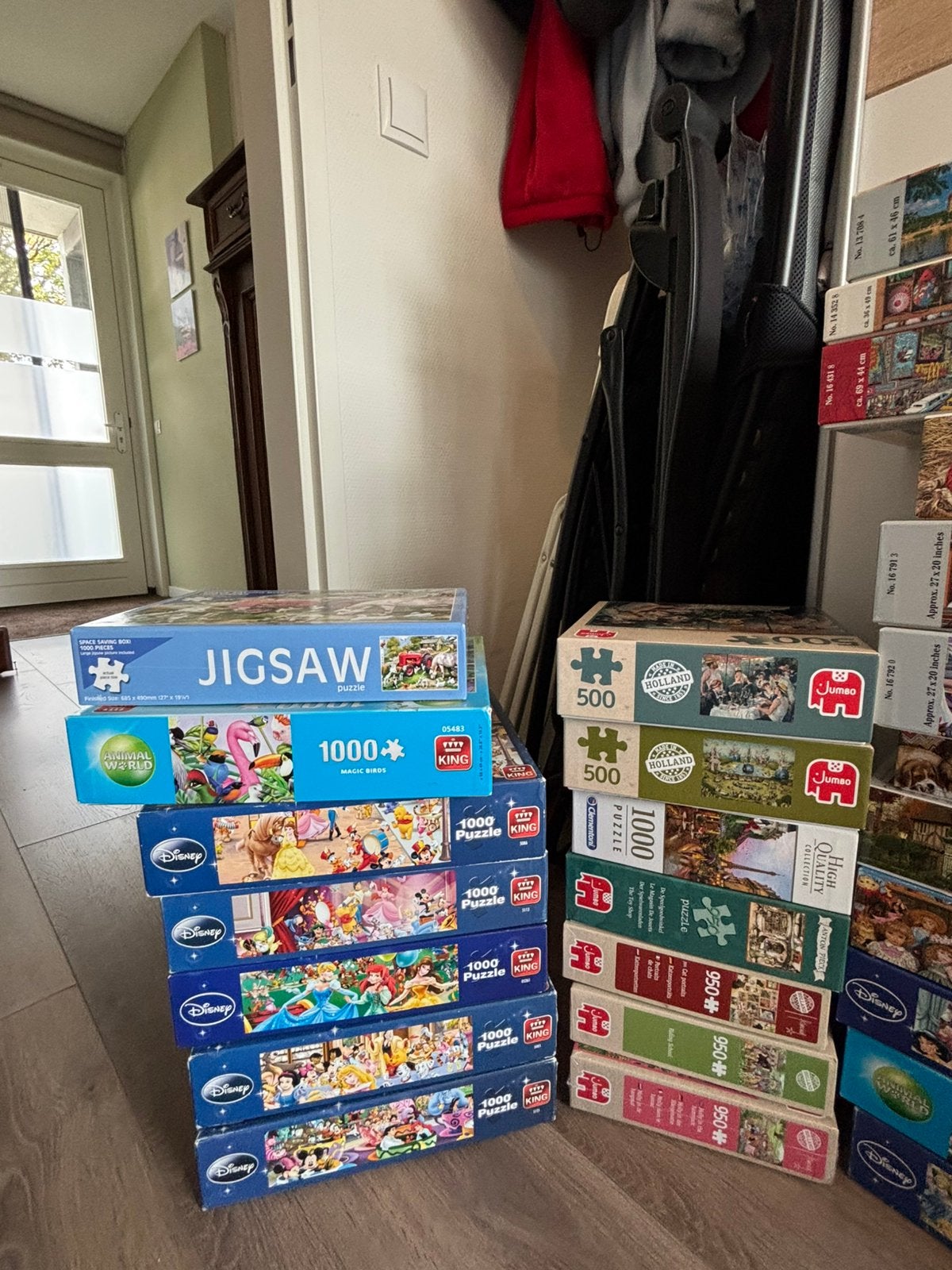 52 puzzels in prijs verlaagd, Hobby en Vrije tijd, Gezelschapsspellen | Bordspellen, Ophalen, Gebruikt