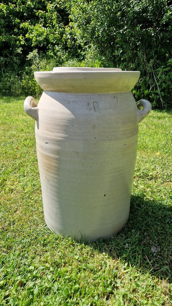 aardewerk zuurkool pot, Ophalen, Gebruikt, Overige materialen, Pot, Bus of Blik