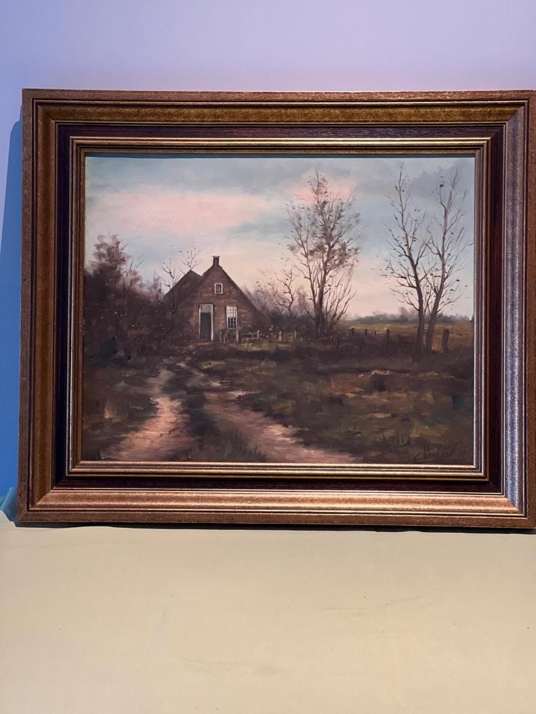 Schilderij van C. Verbeek 1978, Antiek en Kunst, Ophalen