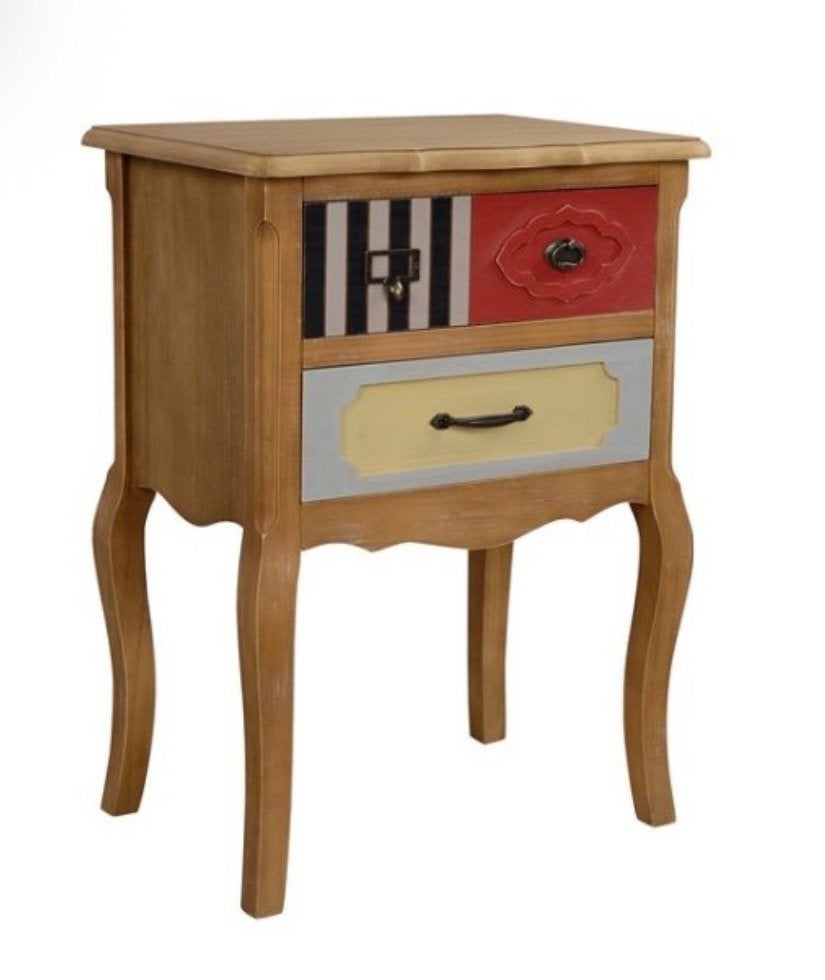 Gaston HM7037 Nachtkastje met Queen Ann-poten, Ophalen, Gebruikt, 55 tot 70 cm, 45 tot 65 cm