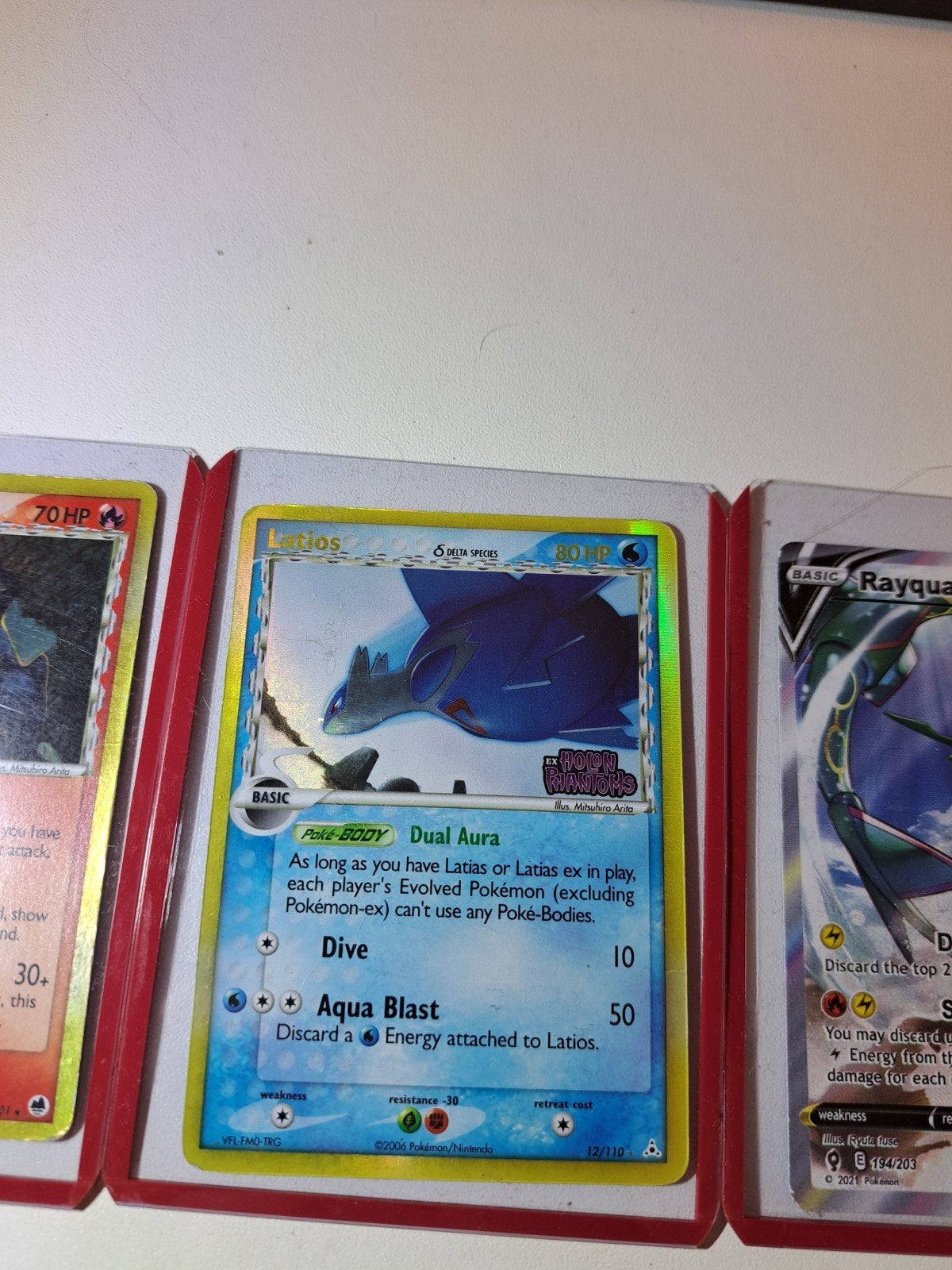 Latios Pokémon Kaart - Holo Rare - EX Ruby & Sapphire, Ophalen of Verzenden, Gebruikt, Losse kaart, Foil