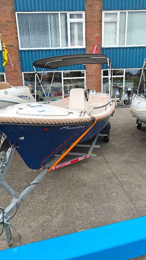 Gancza Yacht G-550 sloep/tender – Honda 15pk – bwj. 2021, Watersport en Boten, Sloepen, 15 pk, Rondzit, Zo goed als nieuw, Ophalen