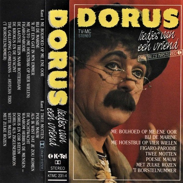 Dorus- Liedjes van een vriend MC, Gebruikt, 1 bandje, Ophalen of Verzenden, Origineel