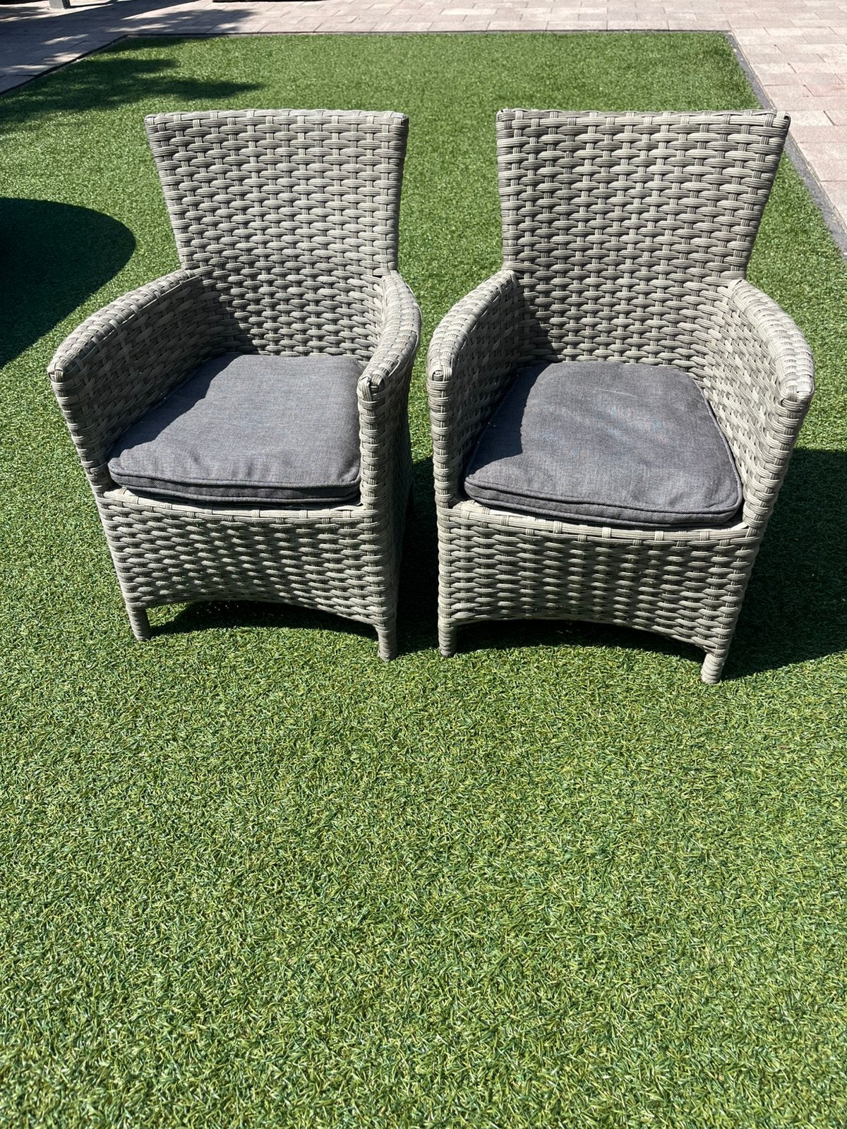 2 Wicker kinder loungestoelen met kussen van Bois le Duc, Ophalen, Zo goed als nieuw, Wicker