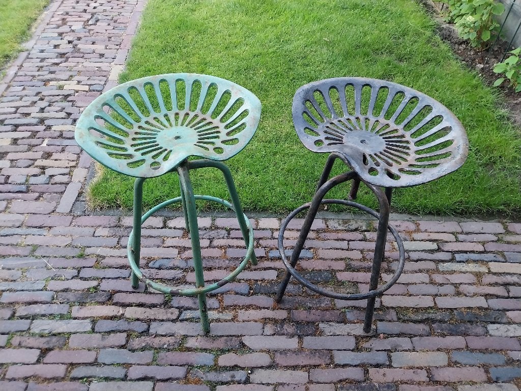 Vintage krukken, Huis en Inrichting, Krukjes, Ophalen of Verzenden, In hoogte verstelbaar, Gebruikt, IJzer