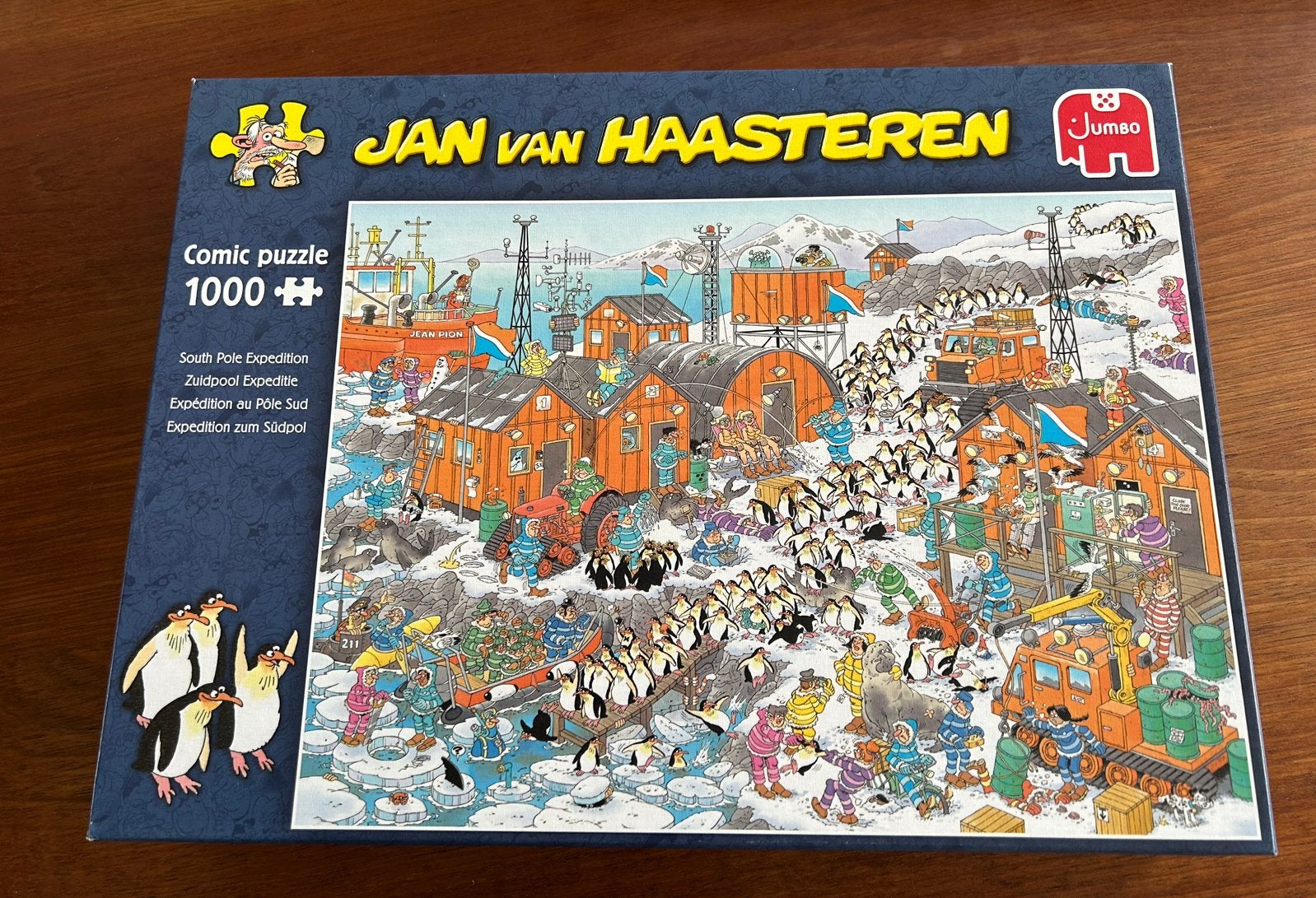 3 Jan van Haasteren puzzels 1000 stukjes, Ophalen of Verzenden, 500 t/m 1500 stukjes, Zo goed als nieuw, Legpuzzel