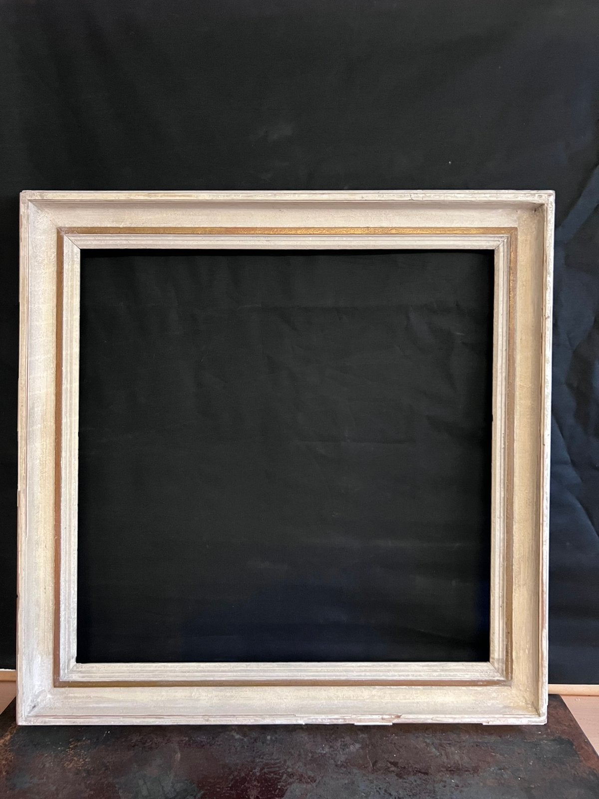 Antieke houten schilderij lijst, Ophalen, Gebruikt, 72 cm, Schilderijlijst