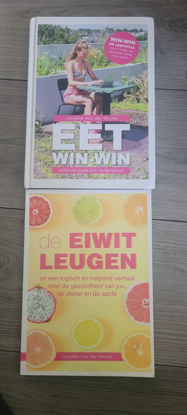 Eet Win-Win & De Eiwit Leugen - Janneke van der Meulen, Ophalen of Verzenden, Zo goed als nieuw, Dieet en Voeding, Janneke van der Meulen