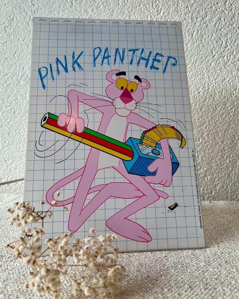 Pink Panther lamp retro collecter item, Ophalen of Verzenden