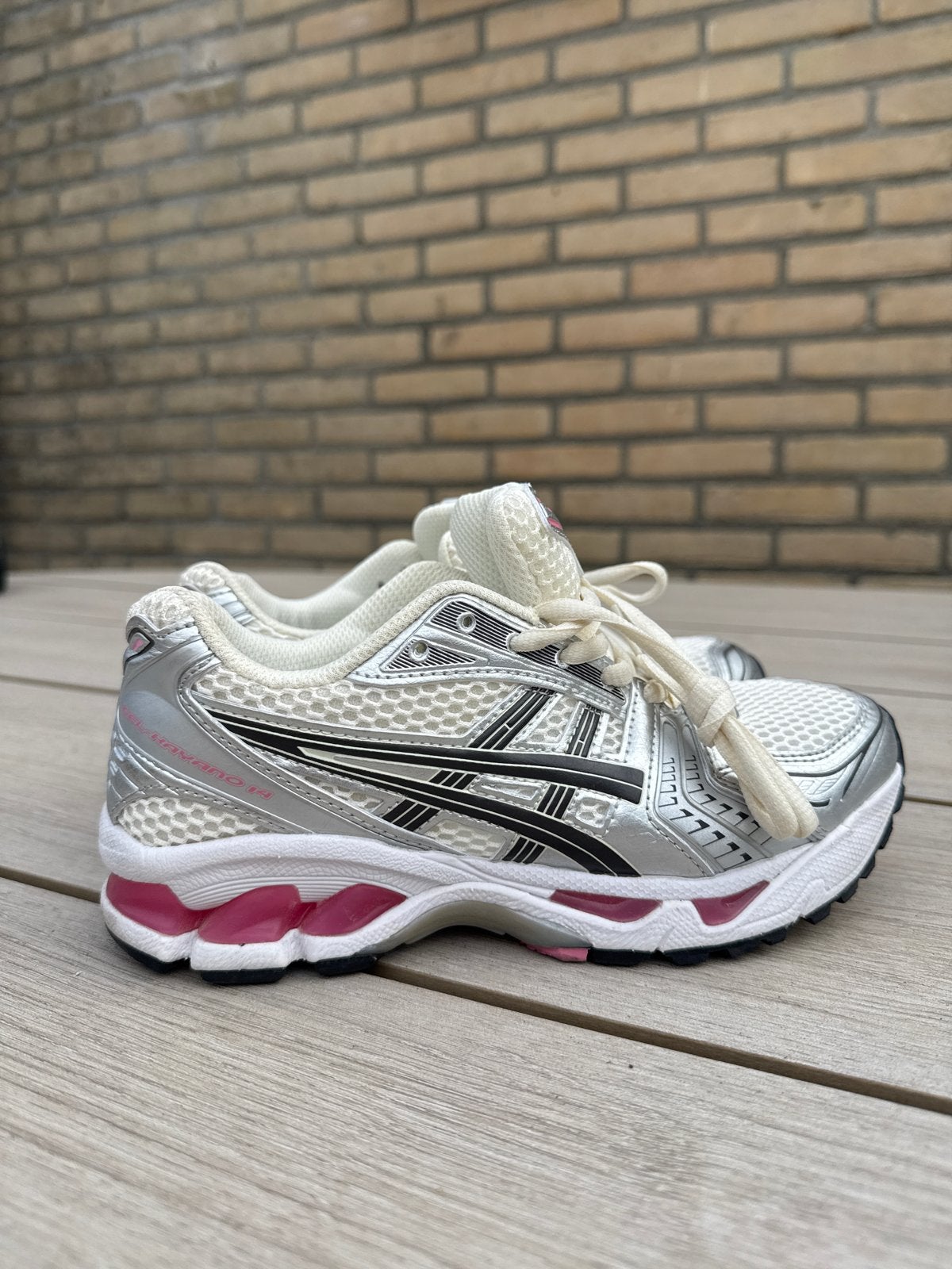 Asics Gel-Kayano 14, Hardloopschoenen, Ophalen of Verzenden, Zo goed als nieuw, Hardlopen