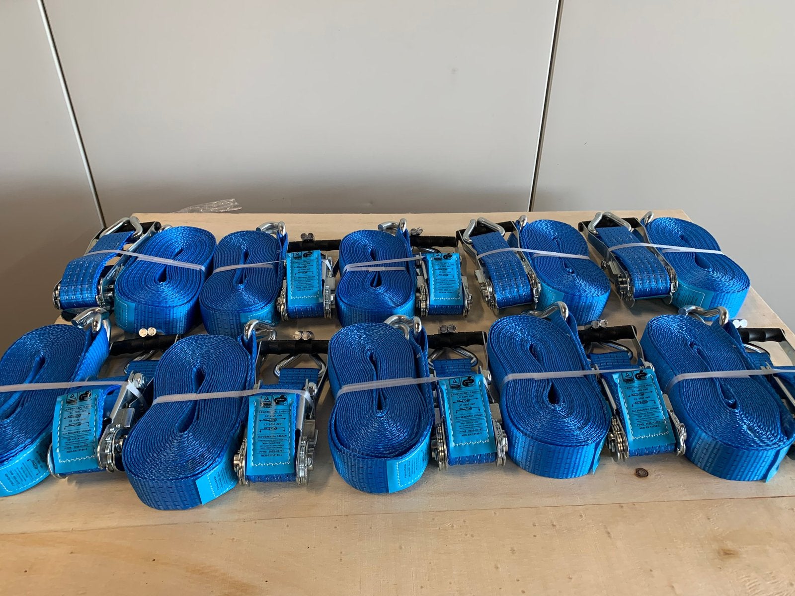 10x spanbanden 5 ton 9 meter / sjorbanden / spanband, Ophalen, ., Nieuw, .