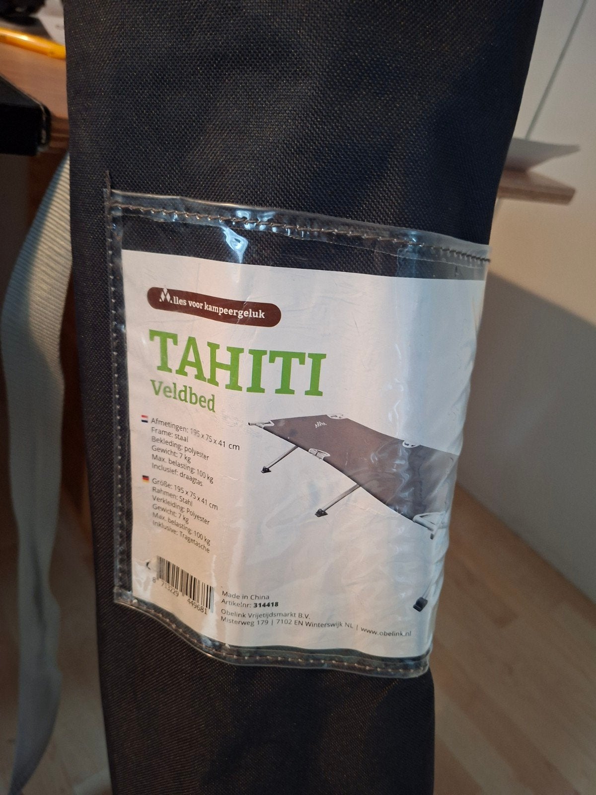 Tahiti Veldbed - Comfortabel en Draagbaar, Ophalen of Verzenden