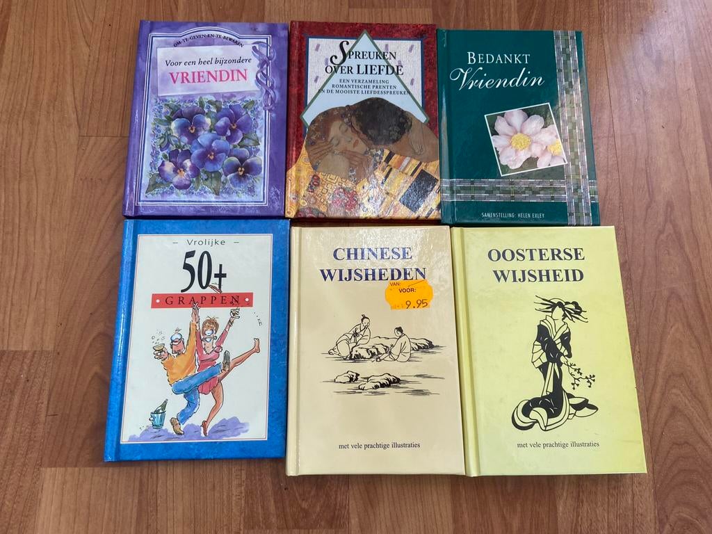 Diverse spreuken & gedichten boekjes Chinese wijsheden, Ophalen of Verzenden, Zo goed als nieuw