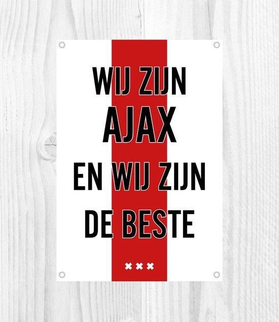 Ajax Amsterdam tuinposter 55x80 cm, Ophalen of Verzenden, Nieuw