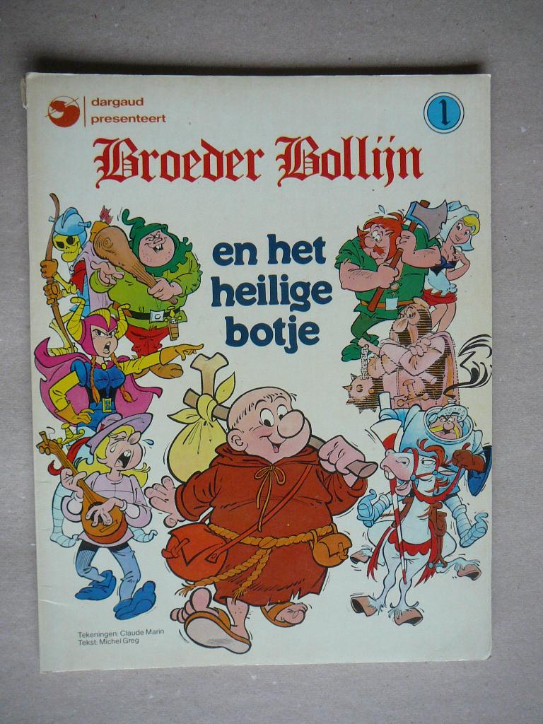 Broeder Bollijn en het heilige botje, Eén stripboek, Ophalen of Verzenden, Zo goed als nieuw