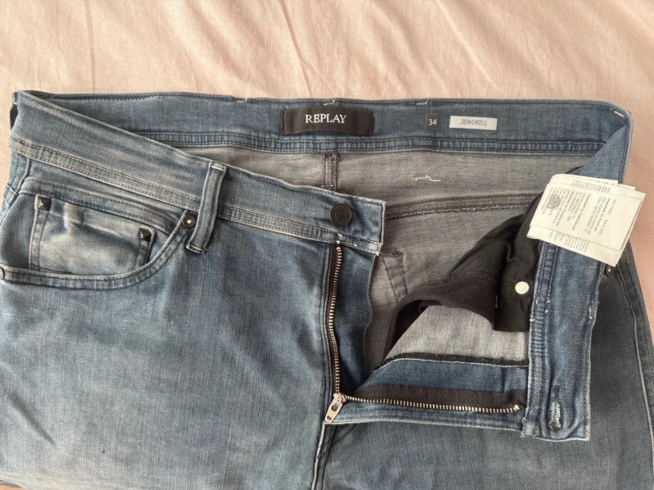 Replay jeans, Kleding | Heren, Ophalen of Verzenden, Zo goed als nieuw, Blauw, W33 - W34 (confectie 48/50)