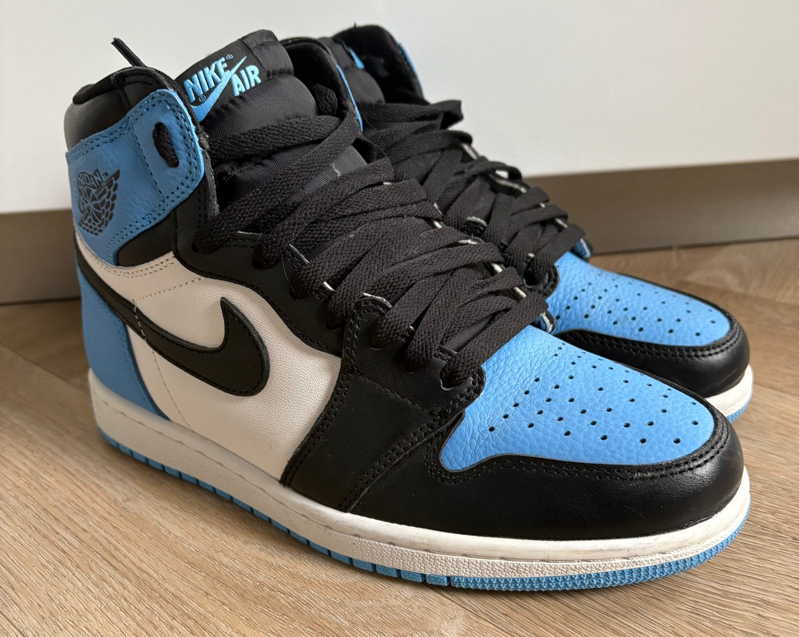 Nike Air Jordans maat 40,5, Blauw, Ophalen of Verzenden, Sneakers of Gympen, Zo goed als nieuw
