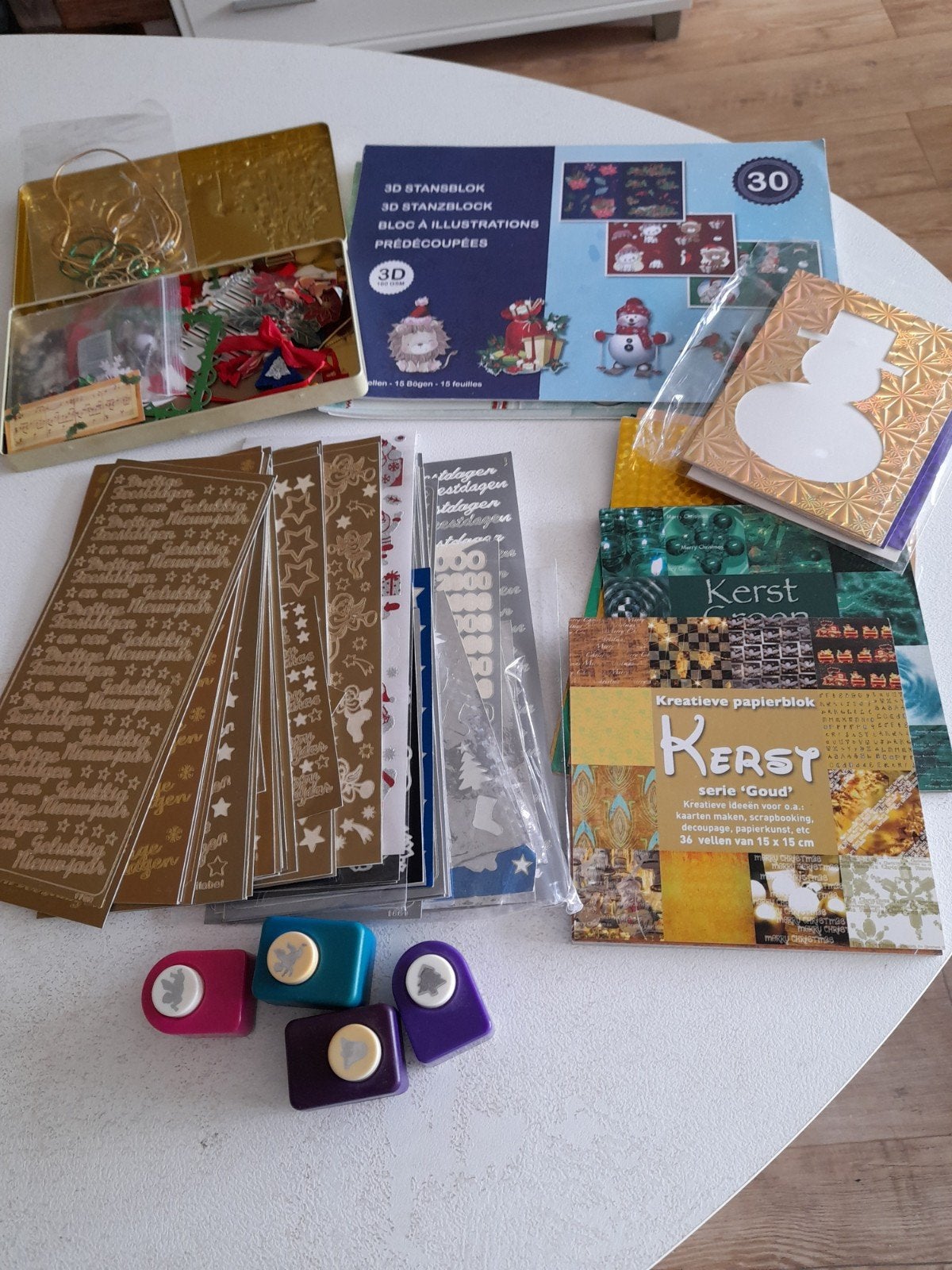 kerstkaarten maken, Ophalen of Verzenden, Nieuw, Overige thema's, Overige typen