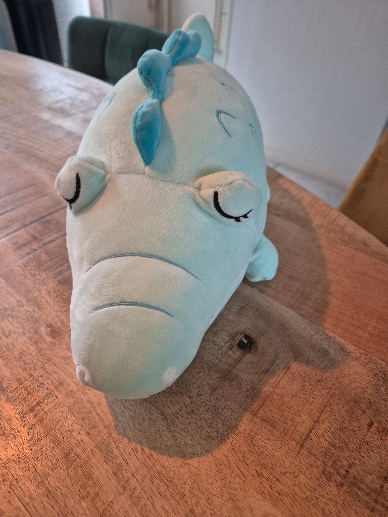 Knuffel miniso squishmallow krokodil, Overige karakters, Ophalen of Verzenden, Zo goed als nieuw, Overige typen