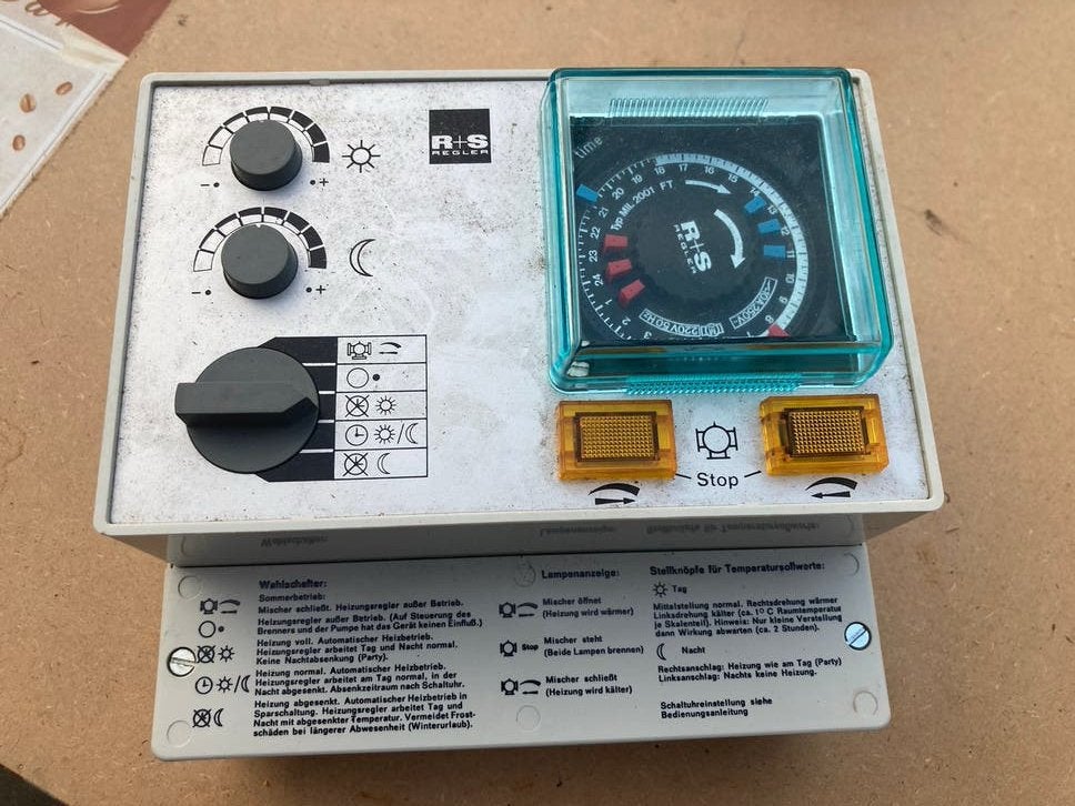 Vintage schakelklok verwarmings systemen, ongebruikt!, Minder dan 30 cm, Overige typen, Minder dan 60 cm, Ophalen of Verzenden