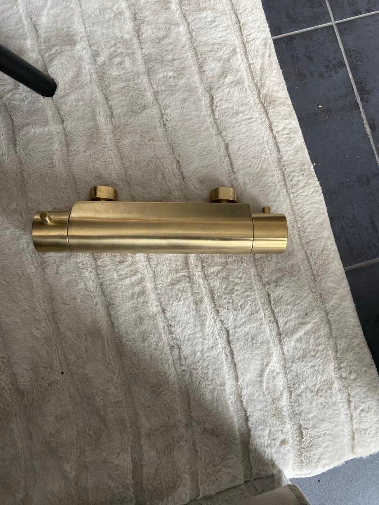 Gouden Douche Mengkraan (Oud Showroom Model), Ophalen of Verzenden, Zo goed als nieuw, Koper, Douche