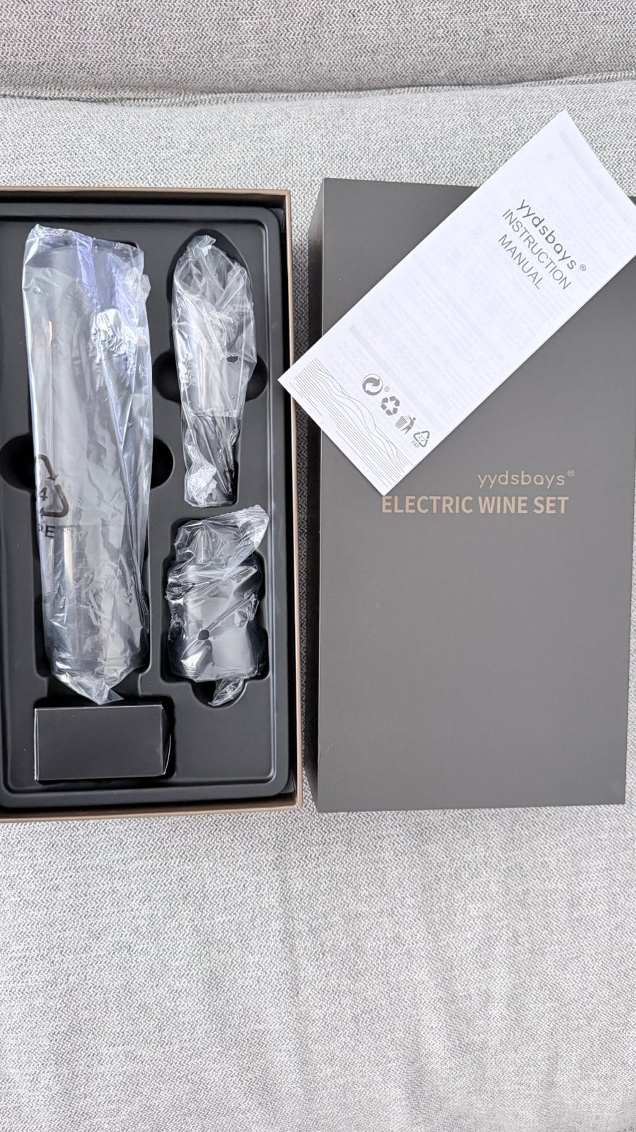 Electric wine set yydsbays, Ophalen of Verzenden, Zo goed als nieuw