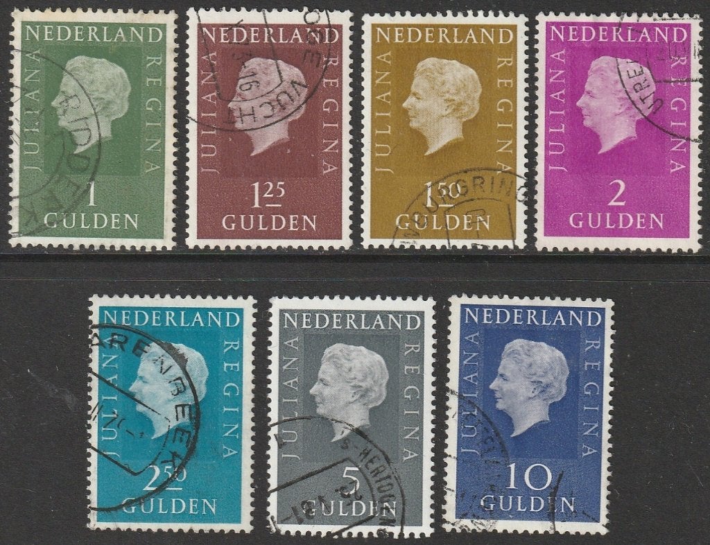 Nederland 1969 952/958 Juliana, Gest, Ophalen of Verzenden, Na 1940, Gestempeld