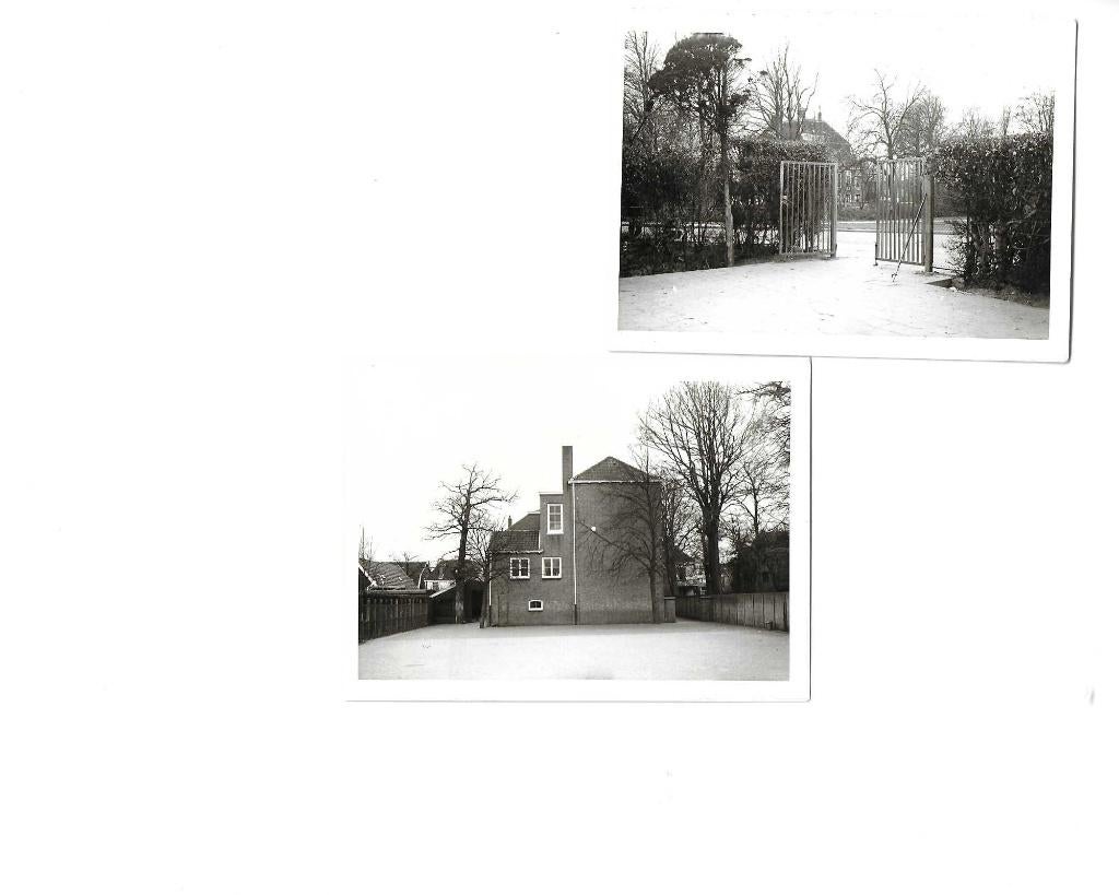 sassenheim  school en schoolplein en koningshuis 1970, 1960 tot 1980, Foto, Ophalen of Verzenden, Zo goed als nieuw