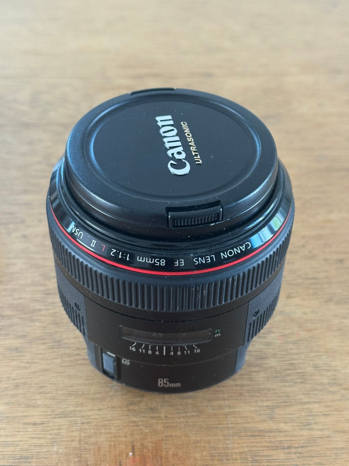Canon EF 85mm f/1.2L II USM, Audio, Tv en Foto, Fotografie | Lenzen en Objectieven, Ophalen, Zo goed als nieuw, Telelens