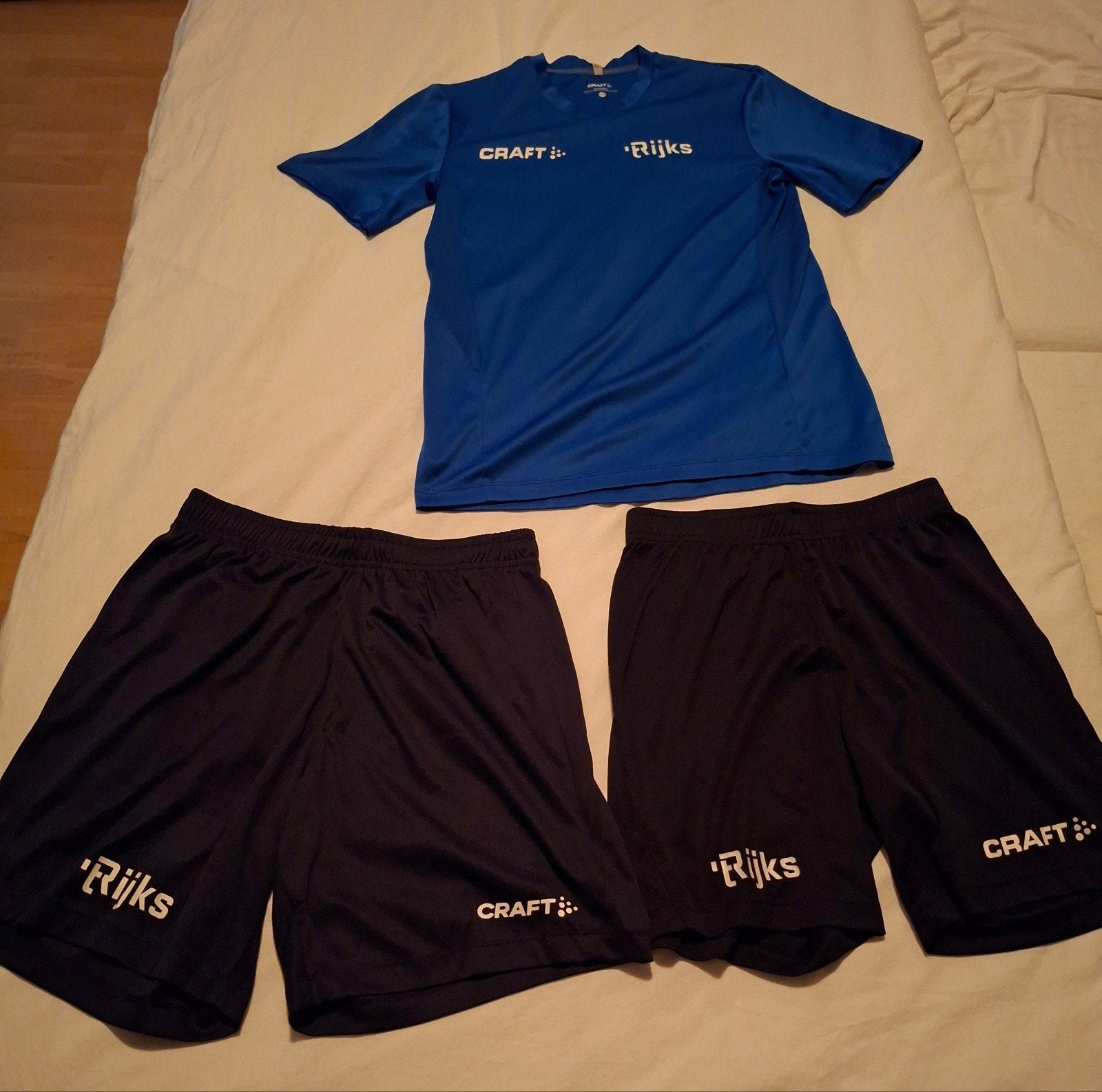Gym kleding van 't Rijks., Ophalen of Verzenden, Zo goed als nieuw, Blauw