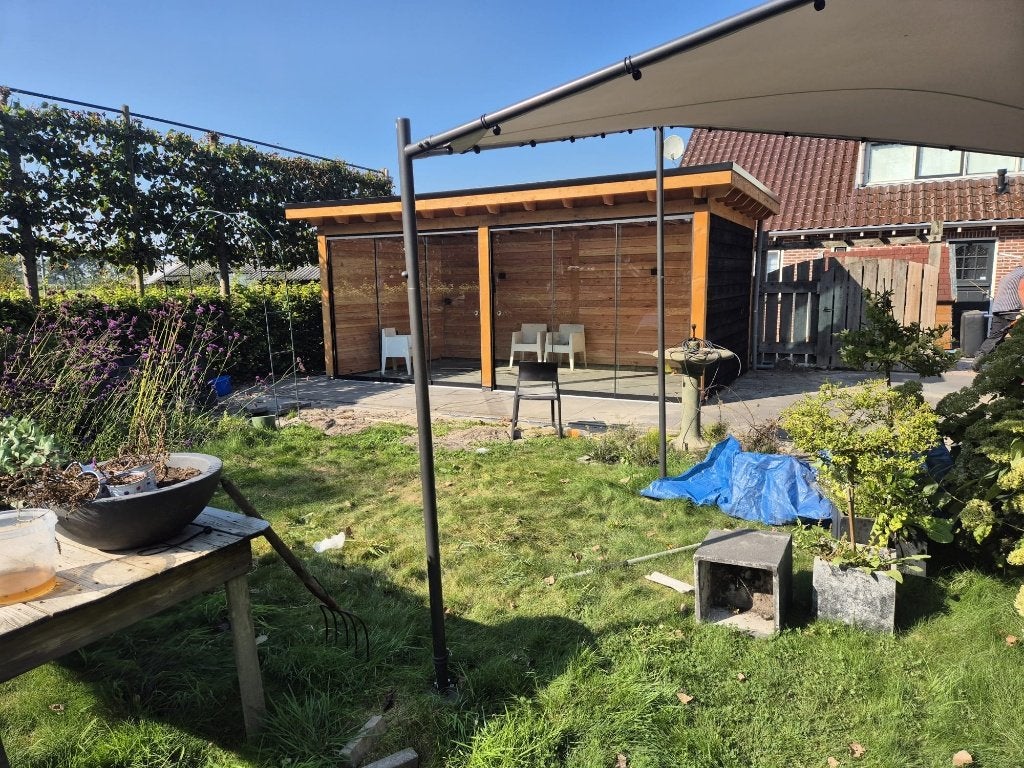 Robuuste Douglas Hout Overkapping, Tuin en Terras, Ophalen of Verzenden, Nieuw