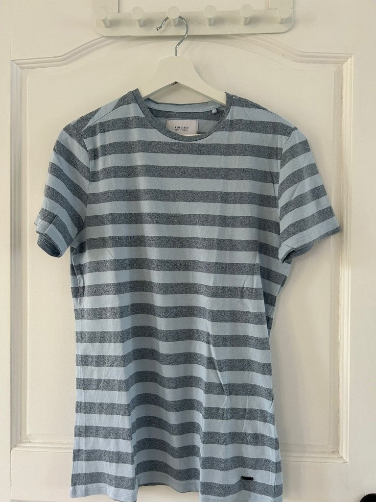 Required Smart Casual S Blue Grey Shirt, Blauw, Ophalen of Verzenden, Required, Gedragen