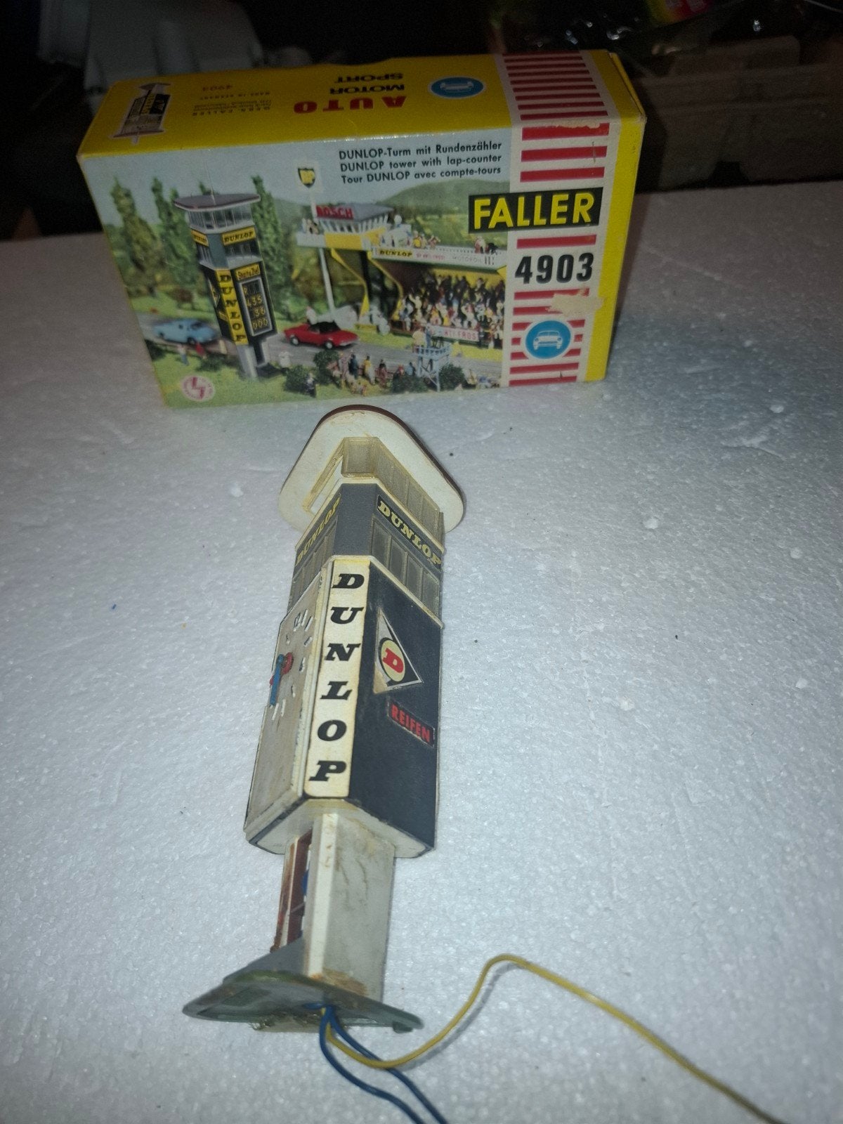 Faller ams teller dunlop 4903 met ovp, Overige merken, Ophalen of Verzenden, Elektrisch, Racebaan