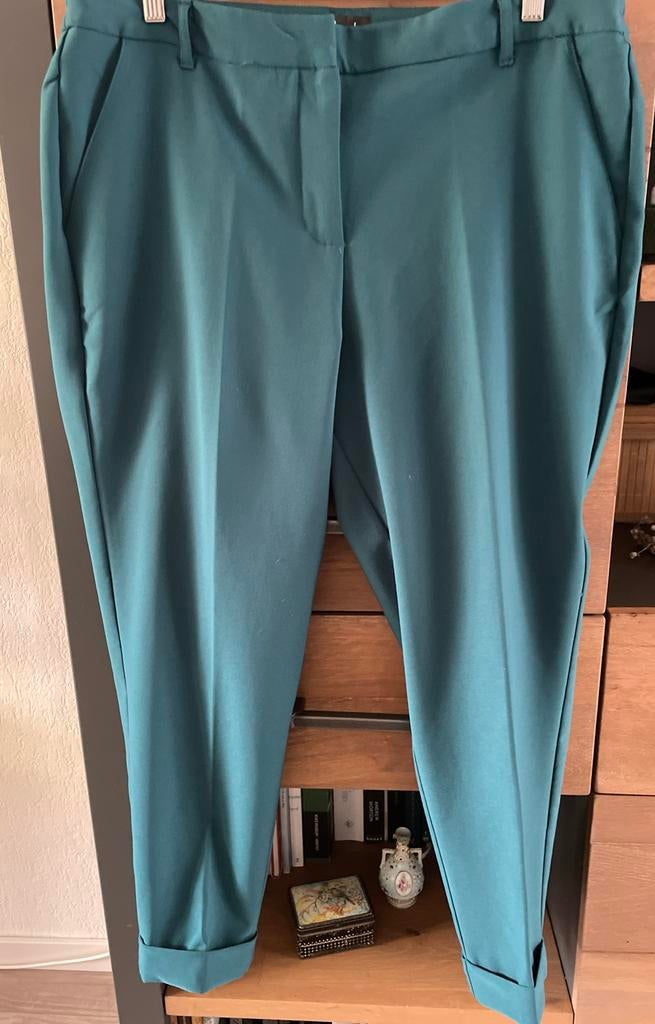 MS Mode Groene Broek Maat 44, Maat 42/44 (L), Ophalen of Verzenden, Zo goed als nieuw, Driekwart