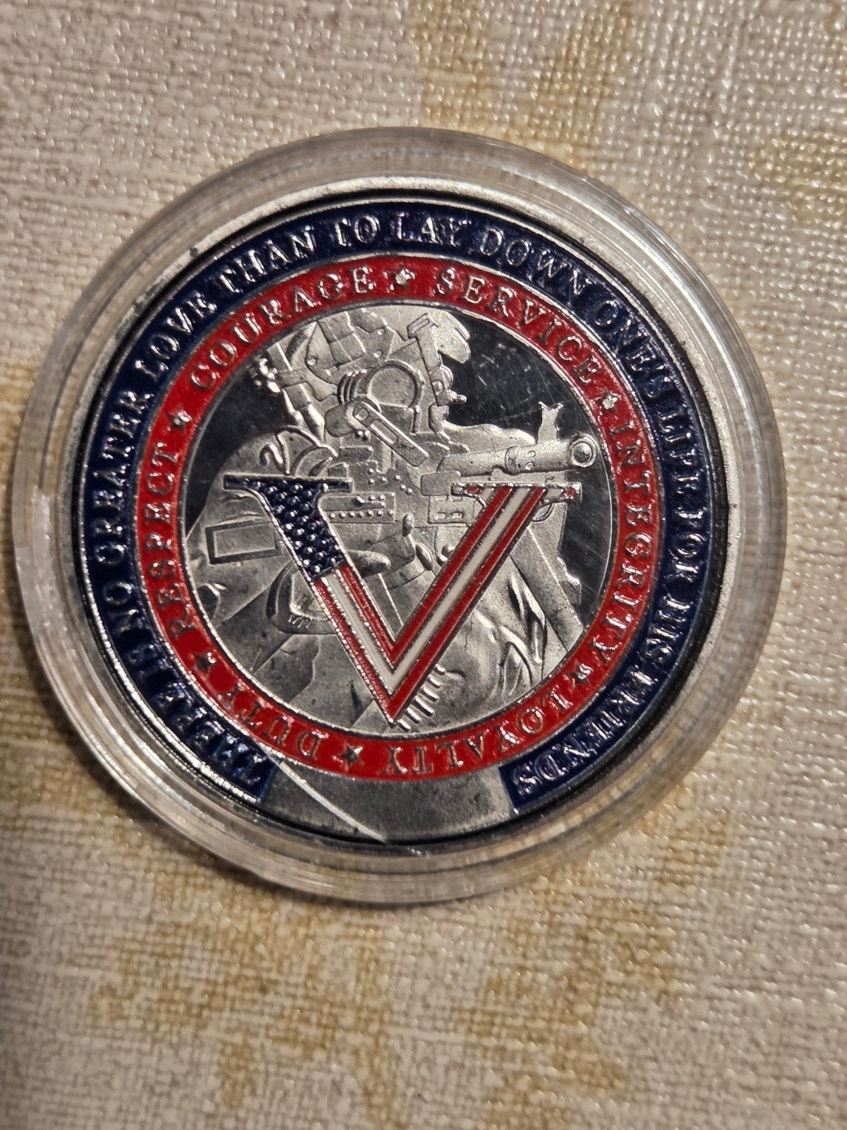 Amerikaanse Veteranen Herdenkingsmunt - 'Thank You', Ophalen of Verzenden, Overige soorten, Amerika, Overige typen