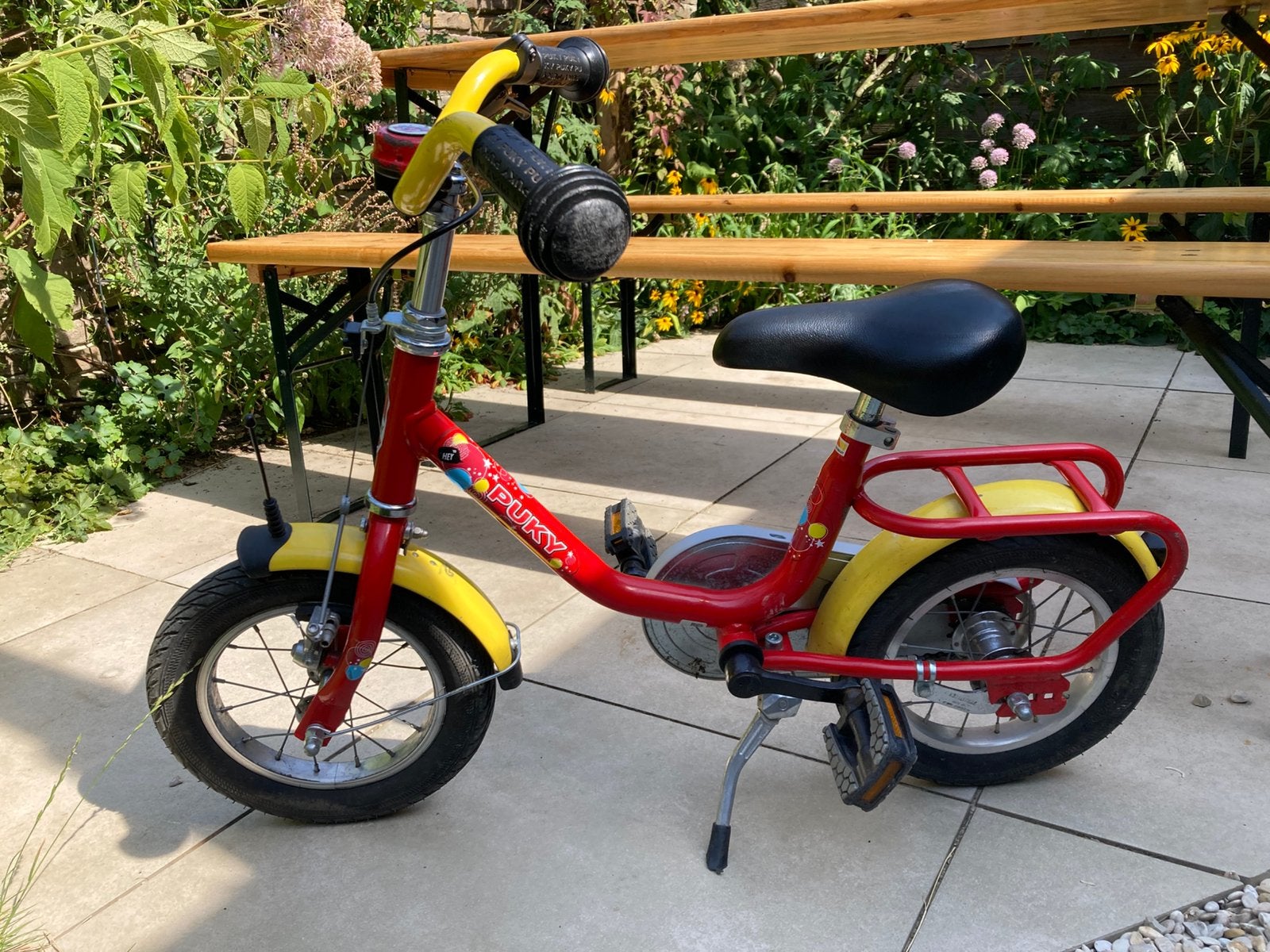 puky fiets 12 inch rood, Ophalen, Gebruikt, Terugtraprem, Minder dan 16 inch