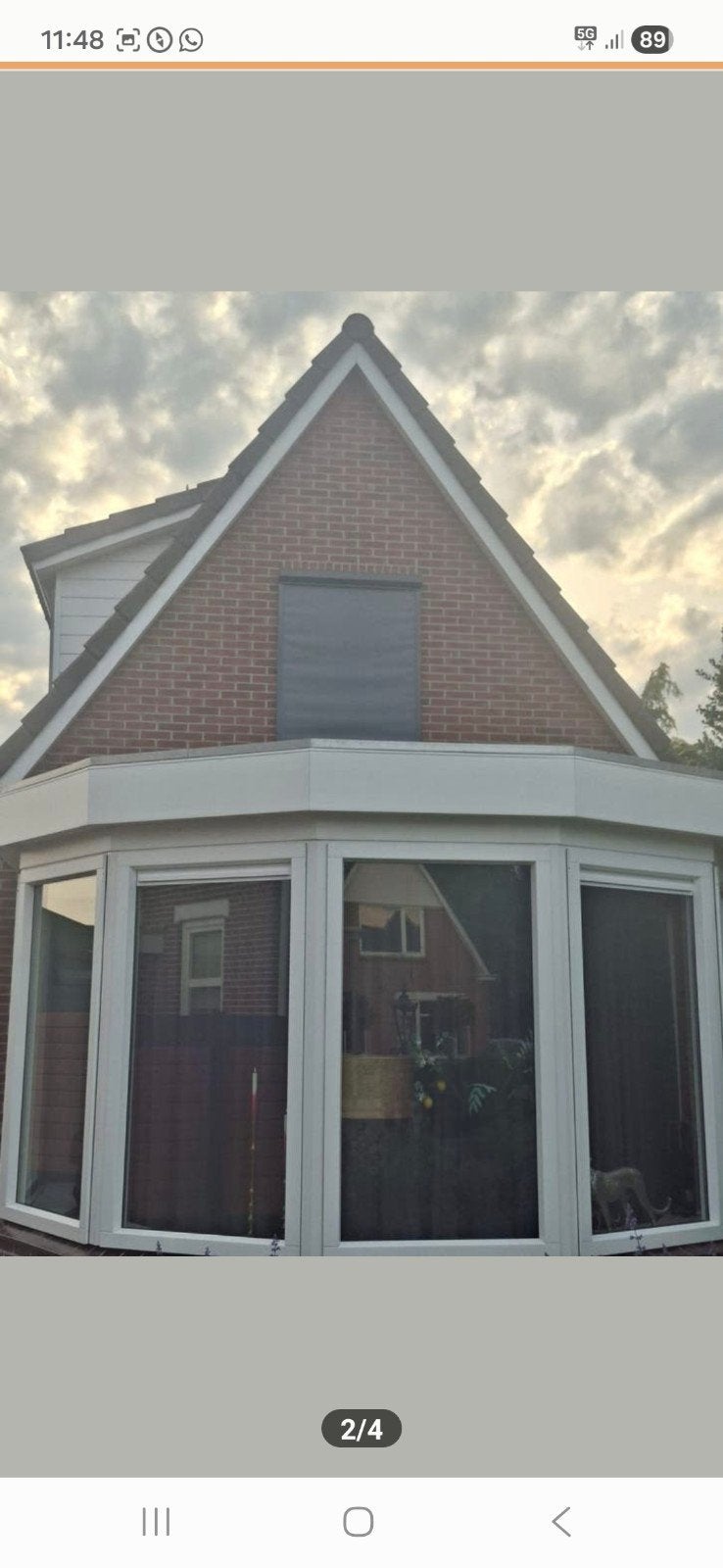 Verduisterende screen 132 hoog en 106 cm breed, Doe-het-zelf en Verbouw, Rolluiken, Ophalen, Gebruikt, 100 tot 150 cm, 100 tot 150 cm