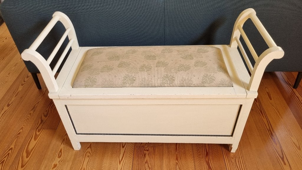 Klassiek Opbergbankje of Klepbankje, Huis en Inrichting, Ophalen, 50 – 75, Gebruikt, 100 tot 150 cm