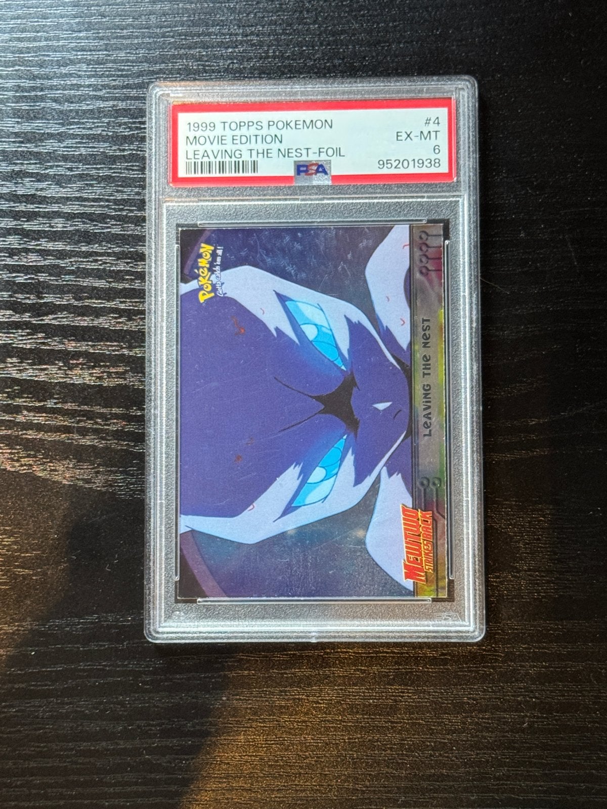 1999 Topps Pokémon Movie Edition #4 Mewtwo PSA 6 EX-MT, Ophalen of Verzenden, Gebruikt, Losse kaart