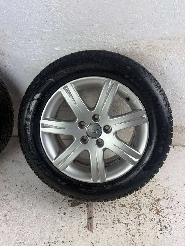 Originele Audi A4 A5 A6 TT A3 velgen 16" 5x112 winterset 9mm, Auto-onderdelen, Banden en Velgen, Niet ingevuld, Gebruikt, 16 inch