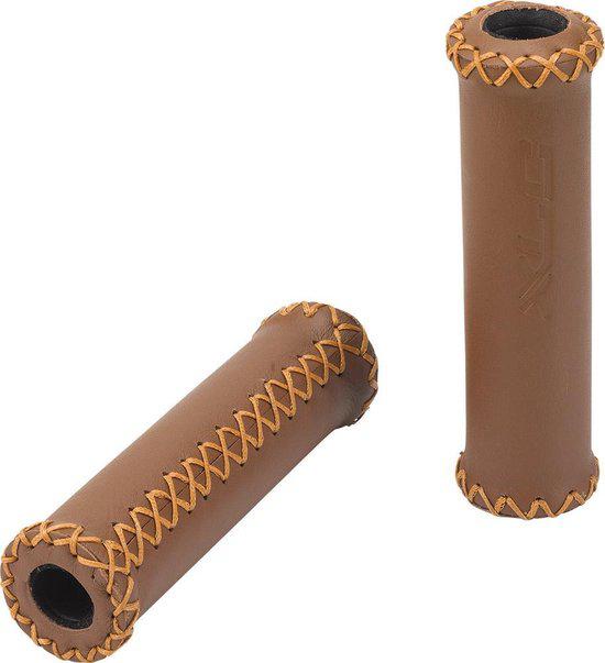 Leren handvatten van XLC bruin 128 mm NIEUW, Ophalen of Verzenden, Nieuw, Bovenkleding