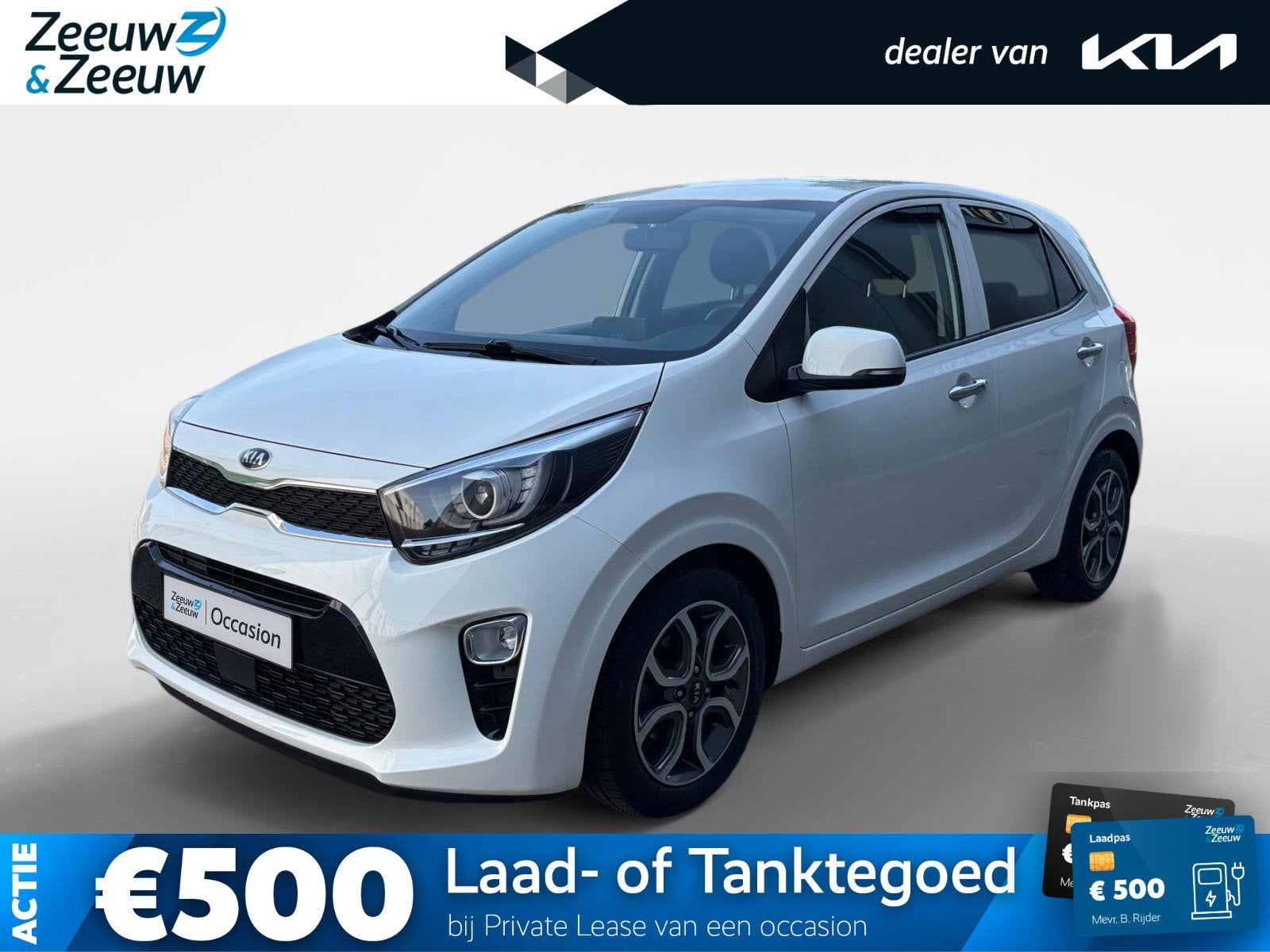 Kia Picanto 1.0 DPi DynamicPlusLine | Navi | Camera | Keyles, Auto's, Voorwielaandrijving, Stof, Gebruikt, 4 stoelen