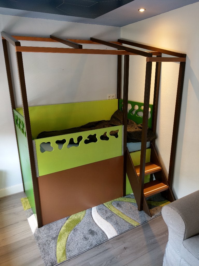 Kinderbed 160 x 80 Jungle Bos Tent voor Jongens en Meisjes., Kinderen en Baby's, Kinderkamer | Stapelbedden en Hoogslapers, Ophalen