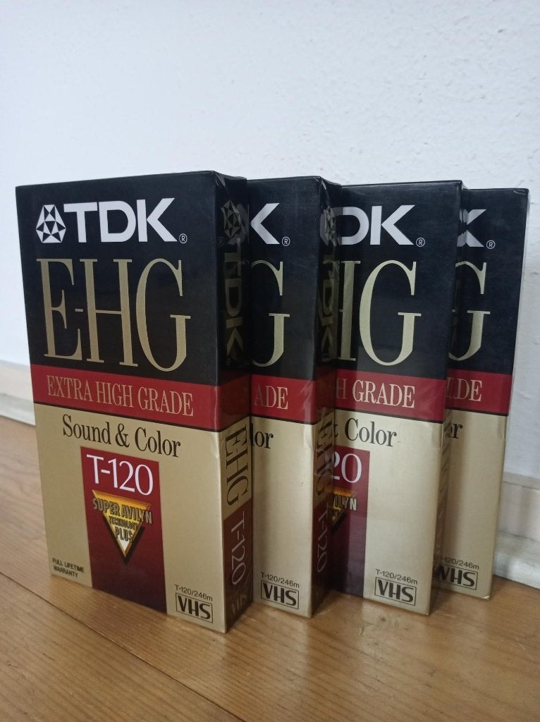 TDK E-HG T-120 VHS Video banden Nieuw, Alle leeftijden, Overige genres, Ophalen of Verzenden, Nieuw in verpakking