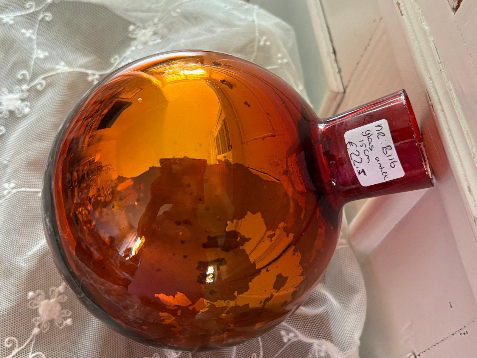 Antieke heksenbal glas, Antiek en Kunst, Ophalen of Verzenden