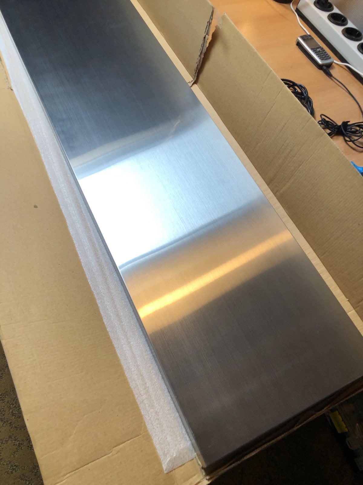 IKEA MOSSBBY RVS Plank 120x28 cm. Ongebruikt, Ophalen of Verzenden, Nieuw